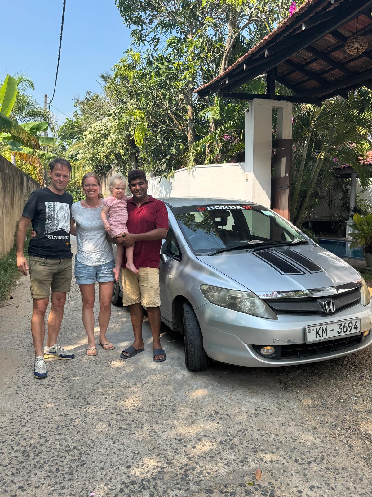 Chamara sharing a local experience with travellers